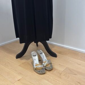 Stuart Weitzman Silver Heels